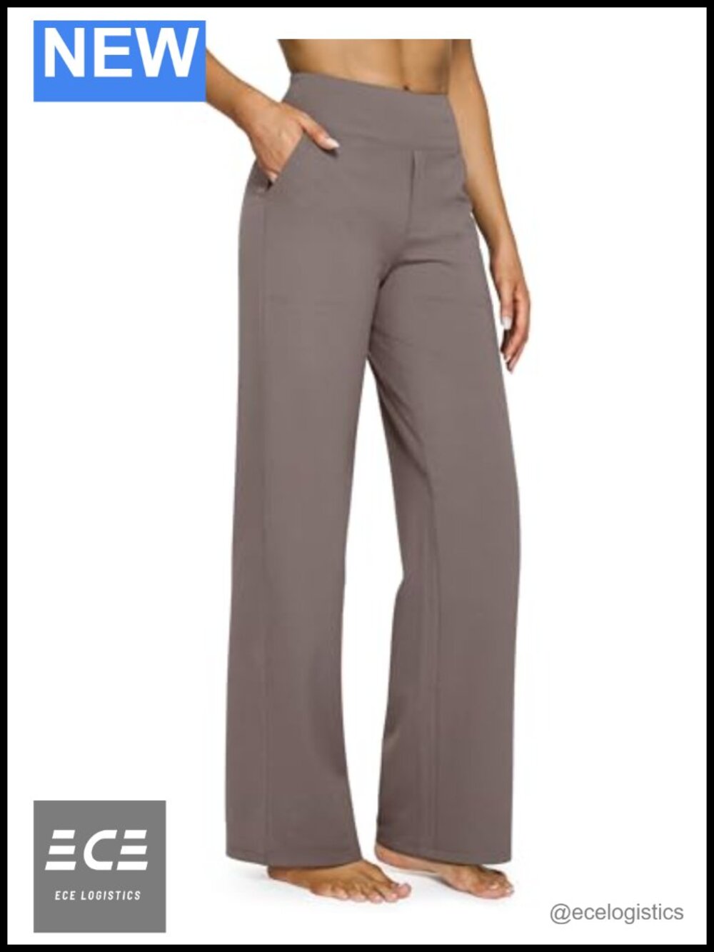 G4Free Wide Leg Yoga Pants with Pockets High Waisted